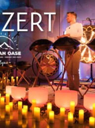 Soundbath Konzert mit Handpan, Gong und Klangschalen in Memmingen – meditativer Klangraum für Körper und Geist